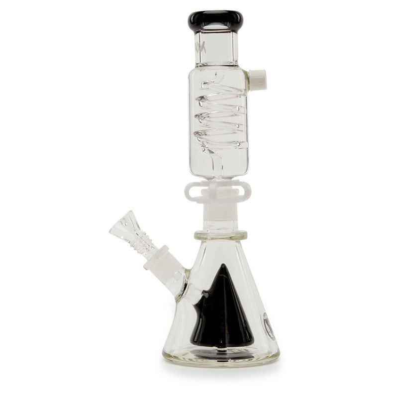MAV Glass Mini Pyramid Coil Beaker Black