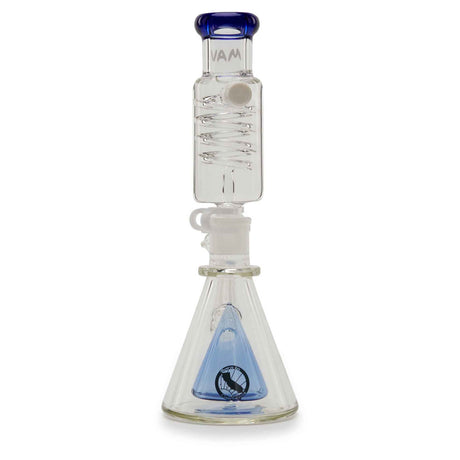 MAV Glass Mini Pyramid Coil Beaker Blue