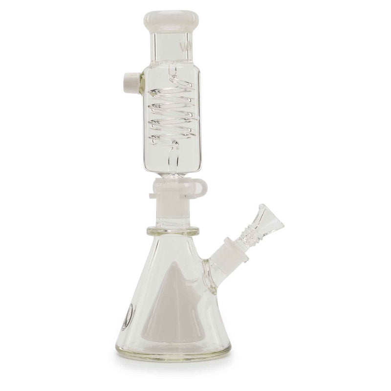 MAV Glass Mini Pyramid Coil Beaker White