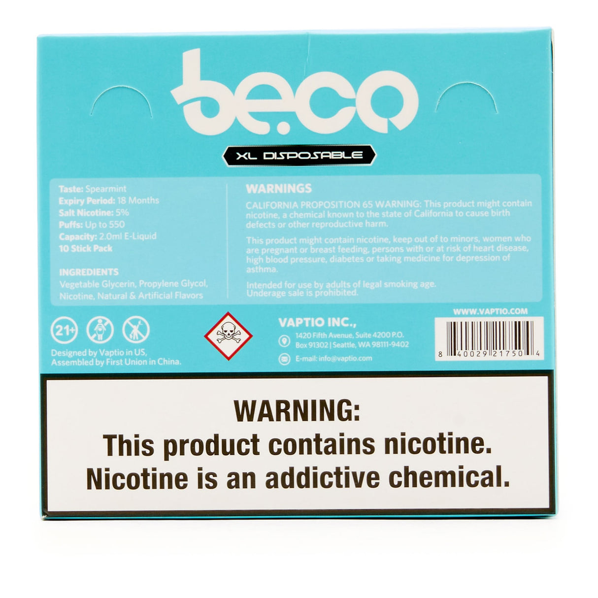 Beco XL Flavored Disposable E-cig 6