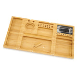Triple Flip Magnetic Bamboo Rolling Tray