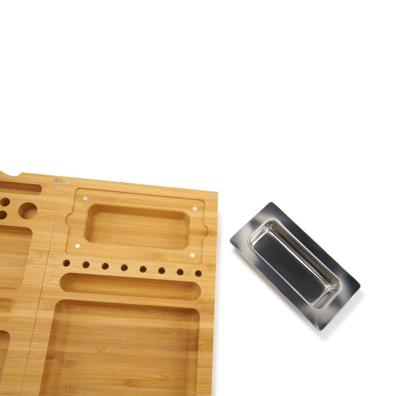 Triple Flip Magnetic Bamboo Rolling Tray