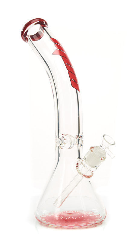 MOB Glass Bent Neck Beaker Water Pipe 3