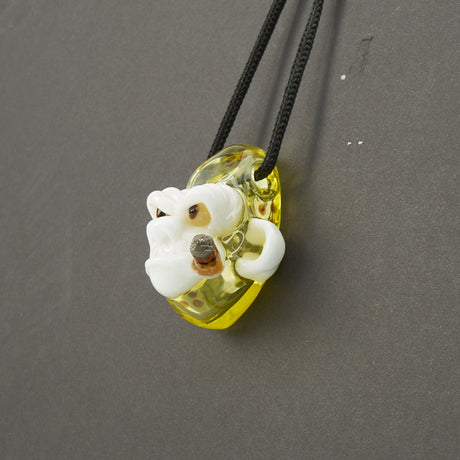 "Smoking Chimp Pendant - Lemon" By John Fischbach 5