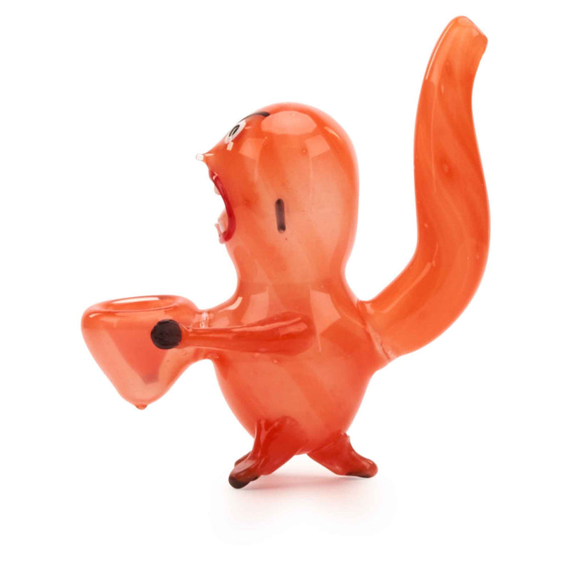 Mankey Glass Hand Pipe Orange