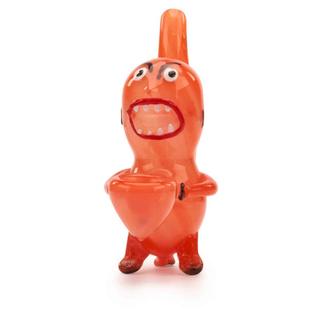 Mankey Glass Hand Pipe Orange