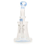 MOB Glass Hollow Triangle Premium Glass Dab Rig Blue Dream
