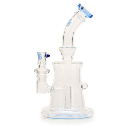 MOB Glass Hollow Triangle Premium Glass Dab Rig - Blue Dream