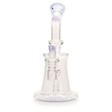 MOB Glass Hollow Triangle Premium Glass Dab Rig Purple Rain