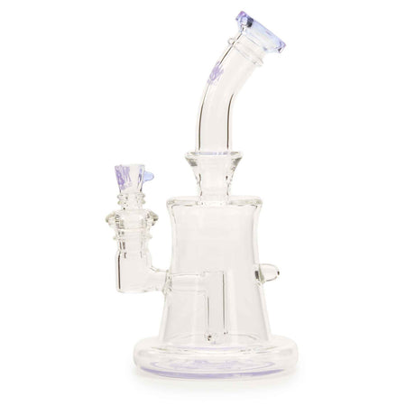 MOB Glass Hollow Triangle Premium Glass Dab Rig Purple Rain