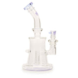 MOB Glass Hollow Triangle Premium Glass Dab Rig  Purple Rain