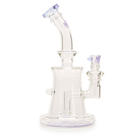 MOB Glass Hollow Triangle Premium Glass Dab Rig  Purple Rain
