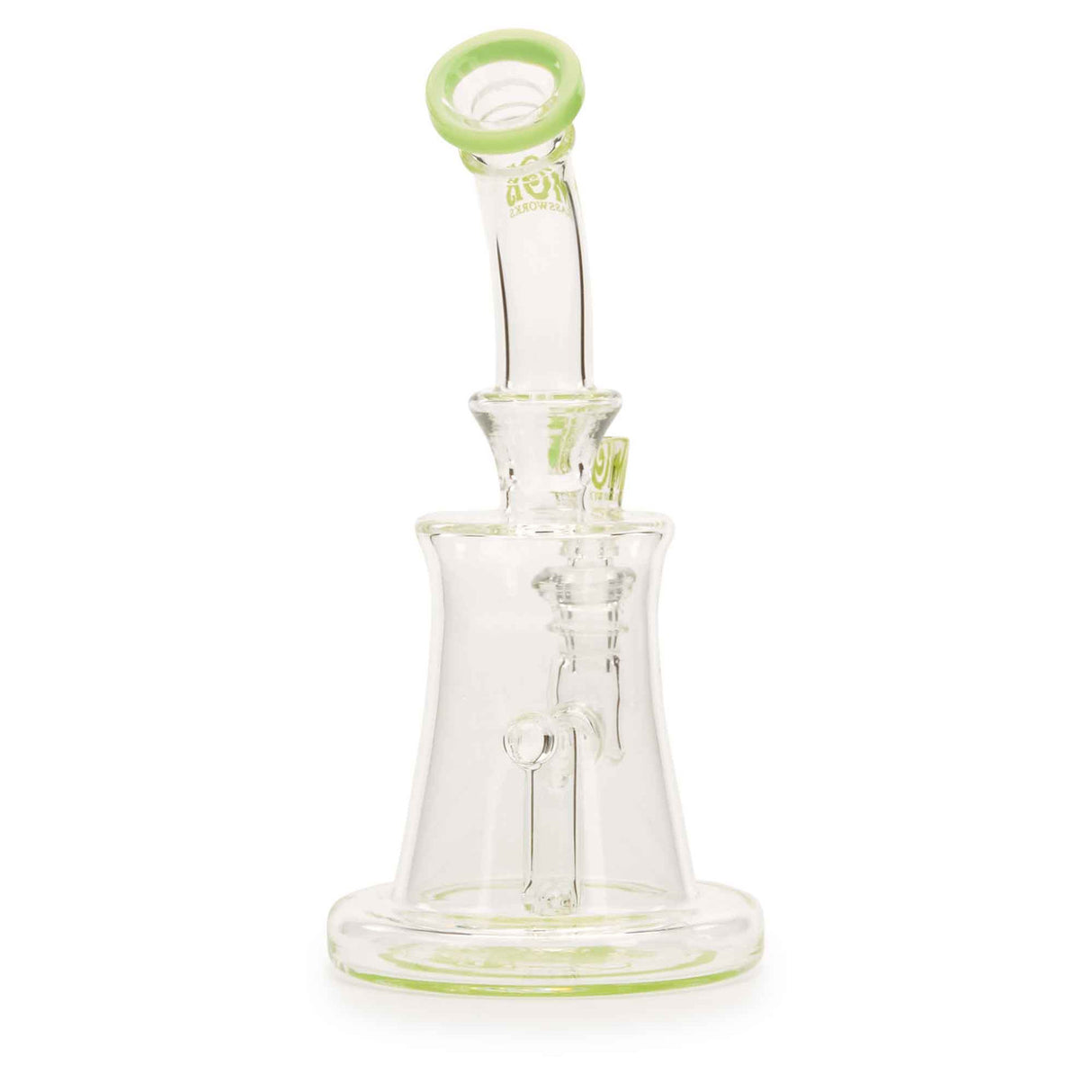 MOB Glass Hollow Triangle Premium Glass Dab Rig Slime