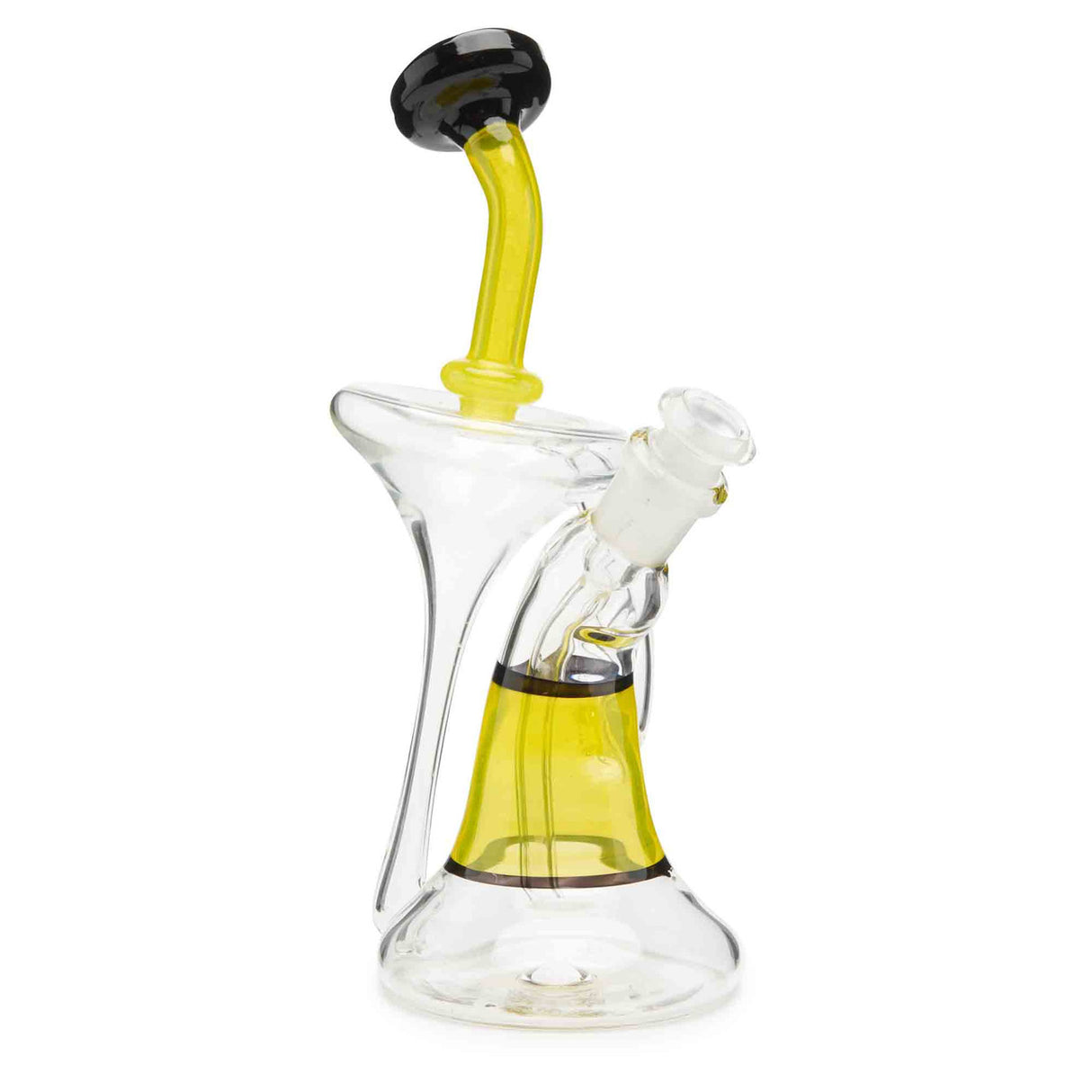 710 Lab Downstem Recycler yellow