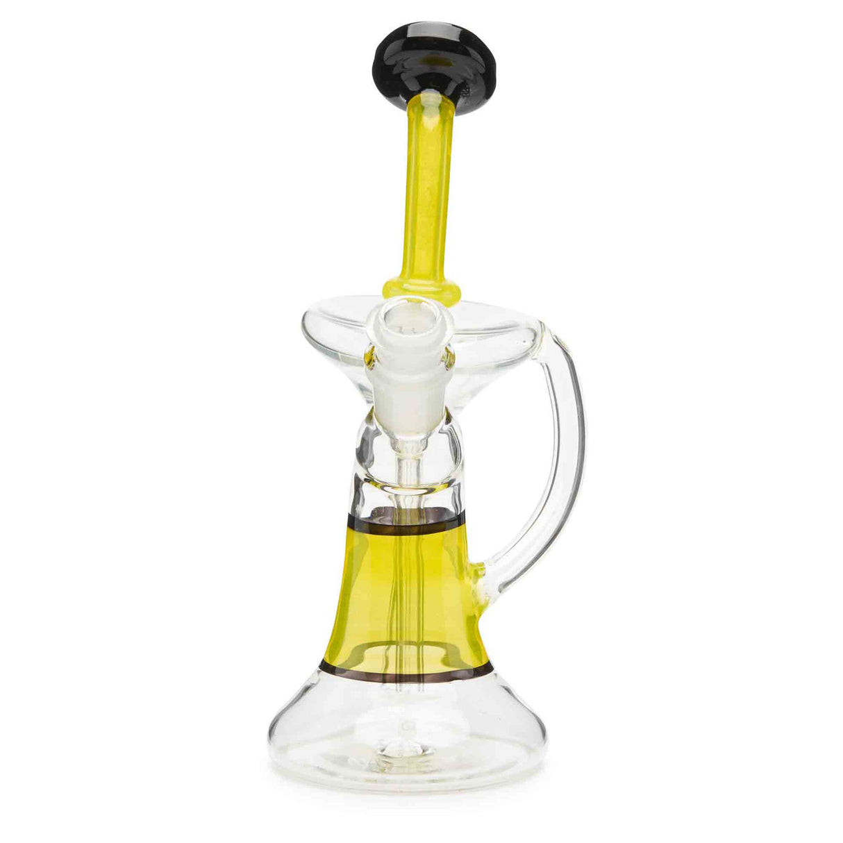 710 Lab Downstem Recycler yellow