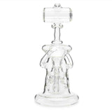 710 Lab Scientific Glass Fab Egg Recycler Concentrate Oil Rig Clear Glass