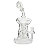 710 Lab Scientific Glass Fab Egg Recycler Concentrate Oil Rig Clear Glass