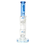 MOB Glass The Double Stack Straight Water Pipe 6