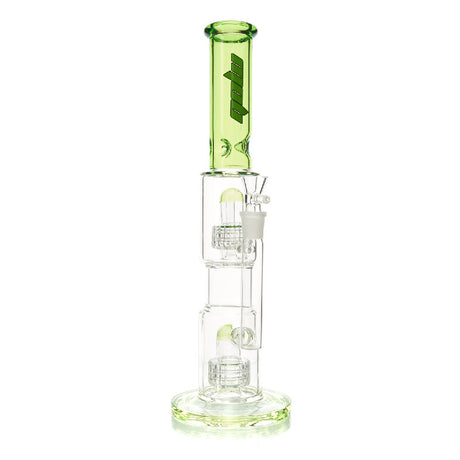 MOB Glass The Double Stack Straight Water Pipe 3