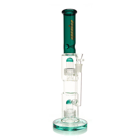 MOB Glass The Double Stack Straight Water Pipe 5