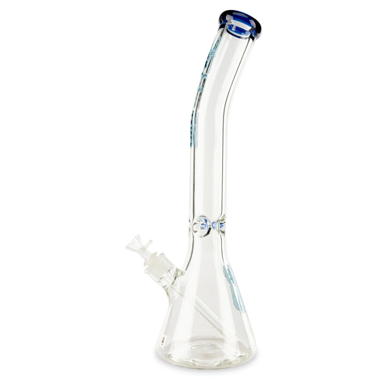 Blue  AFM Bent Neck 9mm Beaker