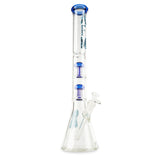 Blue AFM Double Tree 9mm Beaker