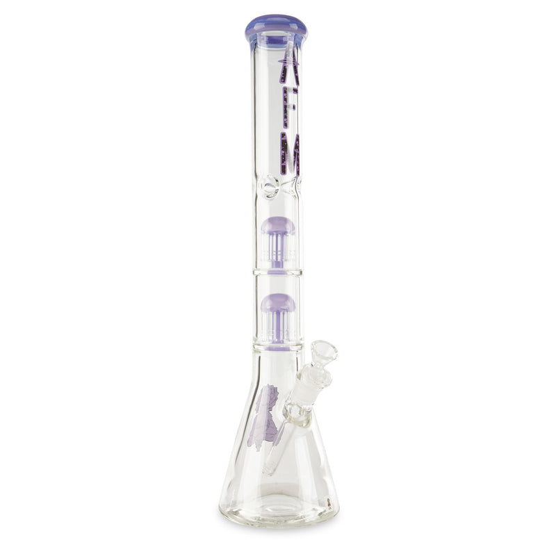 Purple AFM Double Tree 9mm Beaker