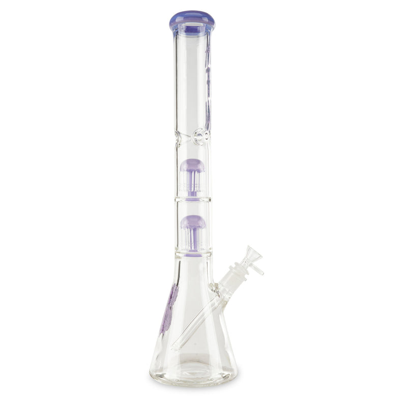 Purple AFM Double Tree 9mm Beaker