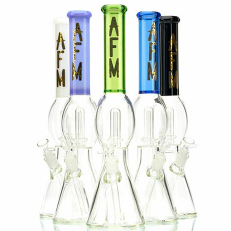 AFM 18" UFO Percolator w/ Color Sleeve Beaker Water Pipe 1