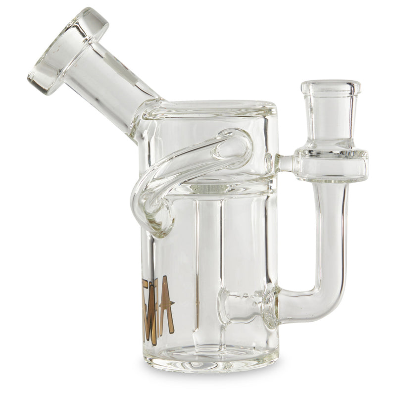 Clear Alien Flower Monkey Glass Recycler With 14mm Joint