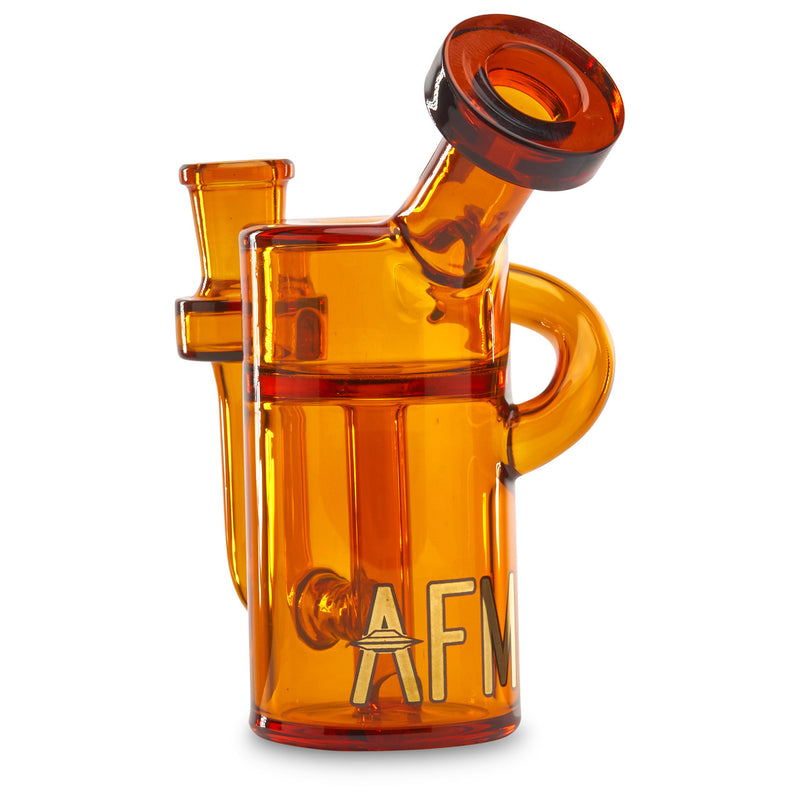 Gold Alien Flower Monkey Glass Recycler With 14mm Joint