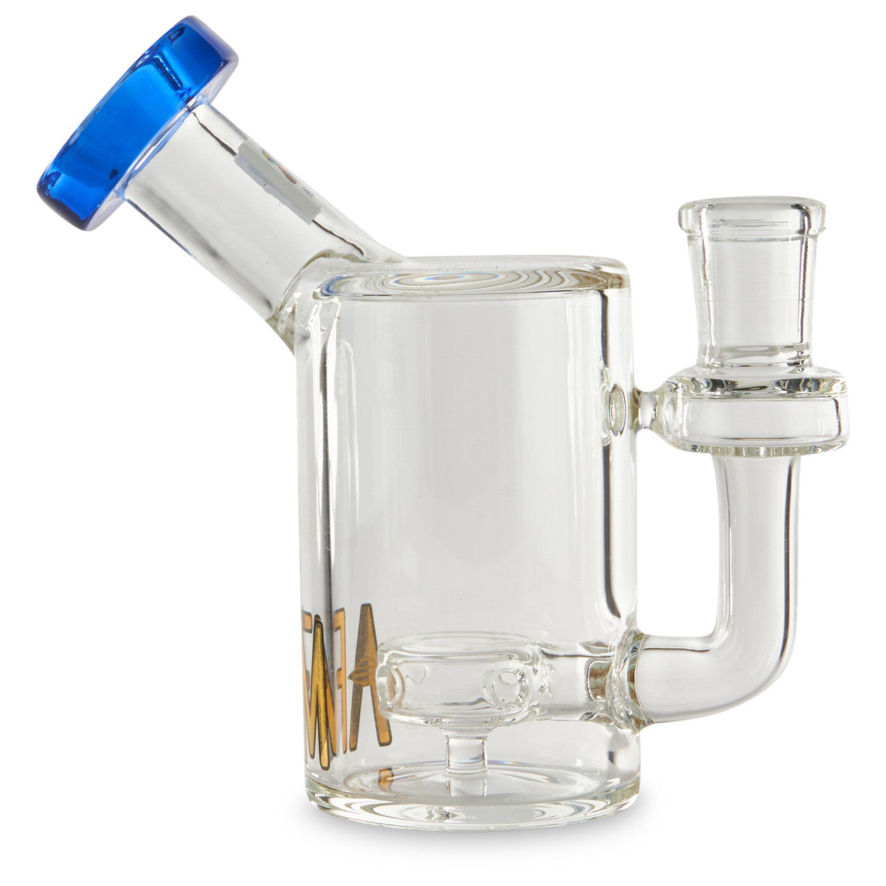 Alien Flower Monkey Glass Mini Rig Blue