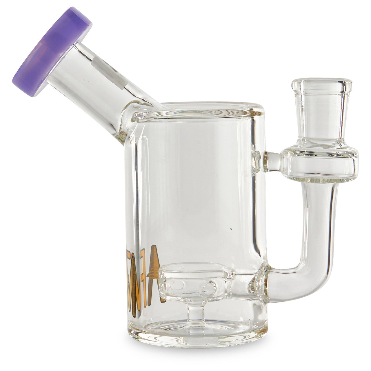 Alien Flower Monkey Glass Mini Rig Purple