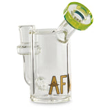 AFM Mini Dab Rig With 14mm Joint Green Lip