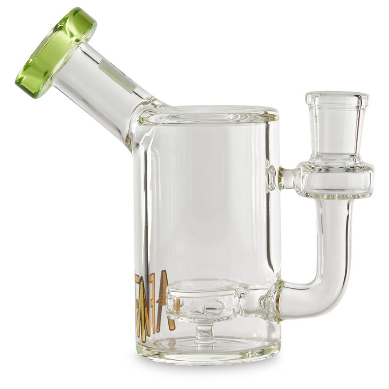 Alien Flower Monkey Glass Mini Rig Green