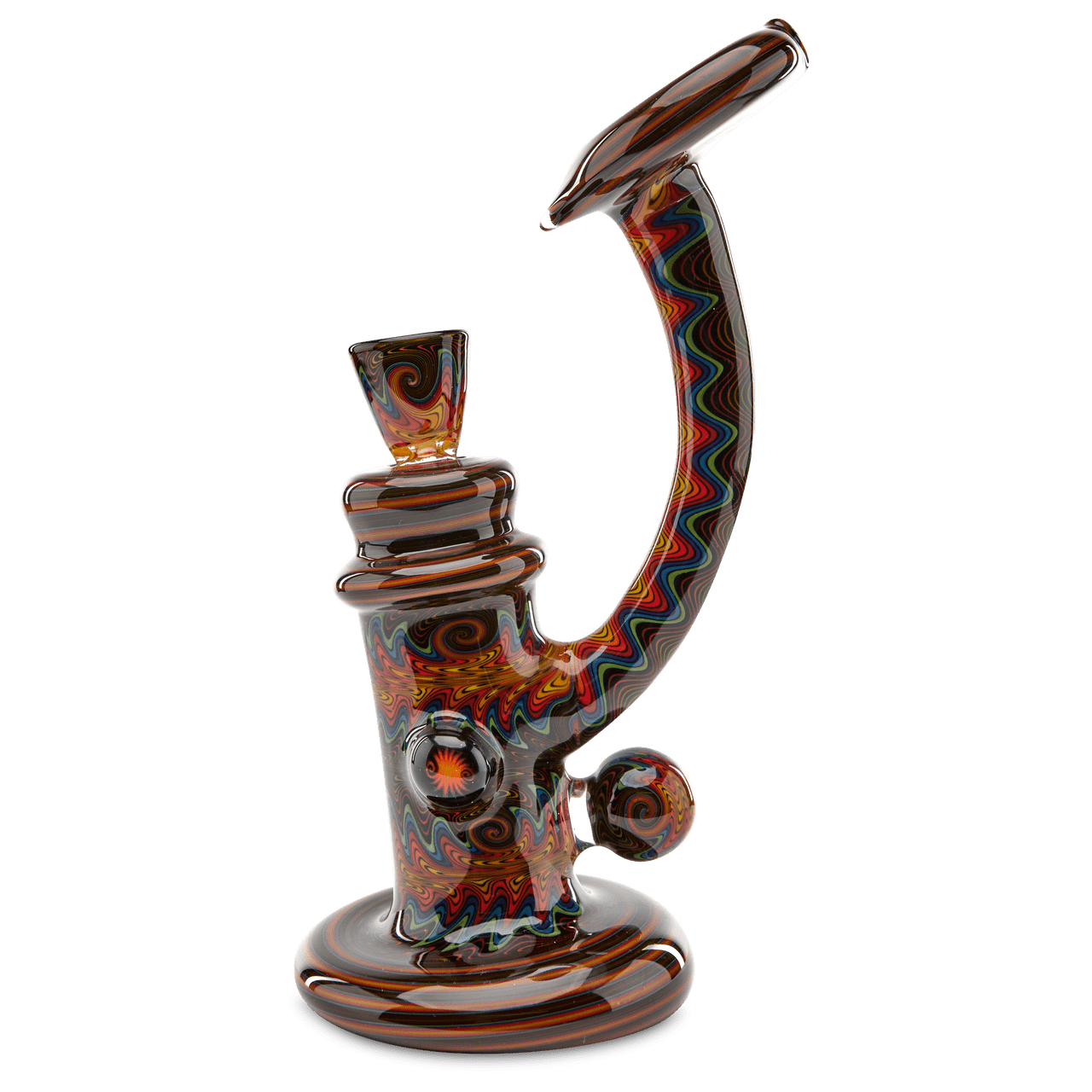 Andy G Fire Bubbler dry herb glass bubbler