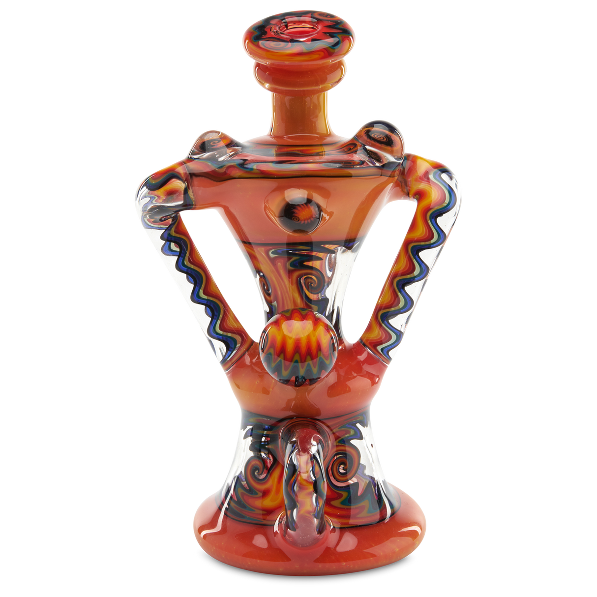 Andy G Window Klein Red dab rig water pipe one of a kind
