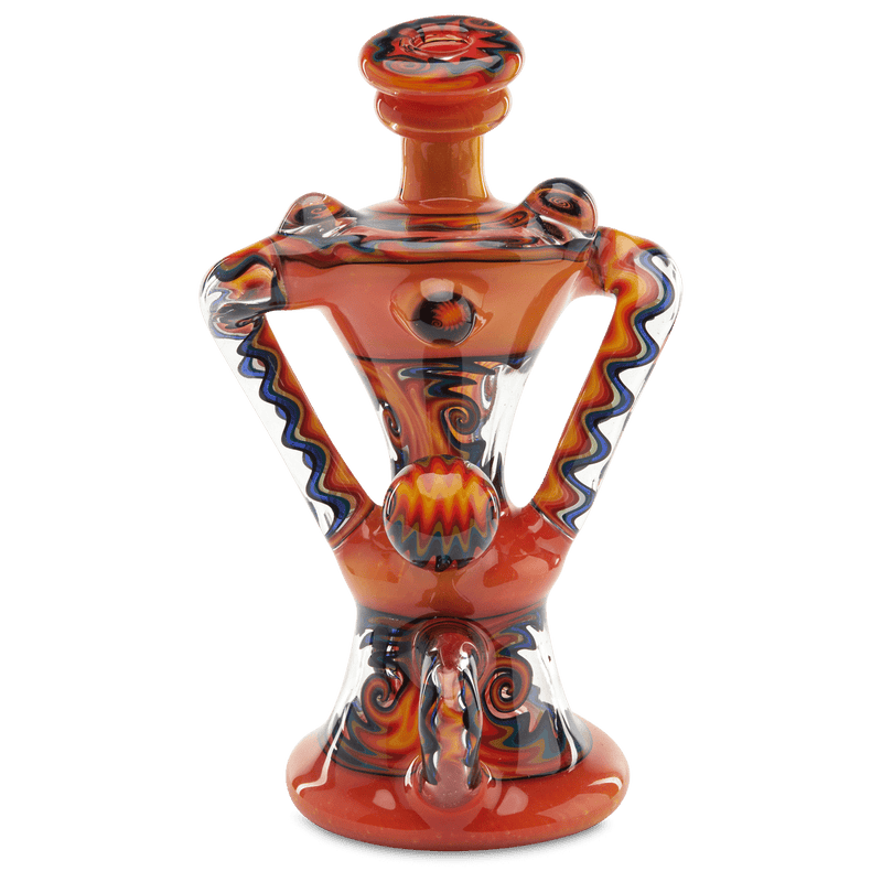 Andy G Window Klein Red dab rig water pipe one of a kind