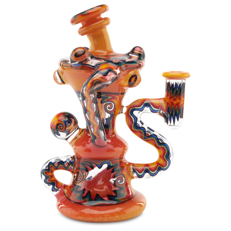 Andy G Window Klein Red heady glass water pipe