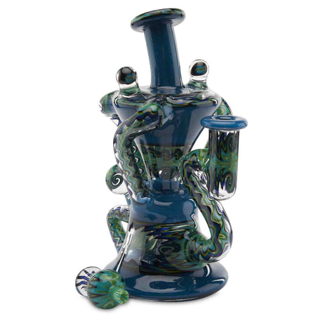 Andy G Window Klein Blue heady glass dab rig