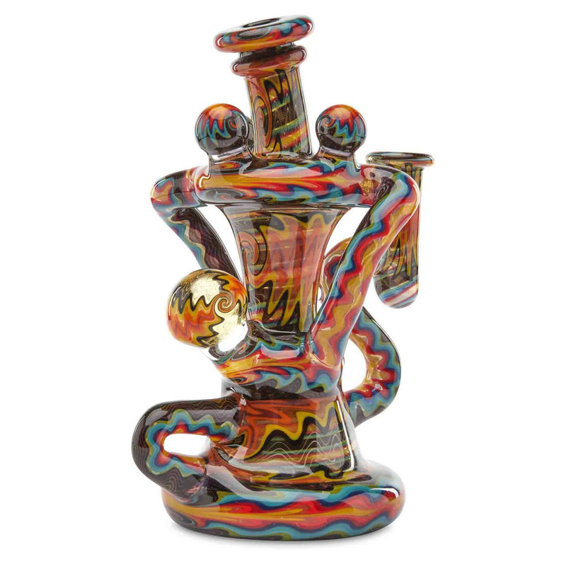 Andy G Layered Double Up Klein multi colored wig wag concentrate rig