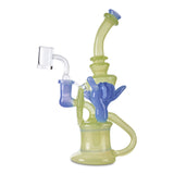 black sand hang ten recycler with quartz banger