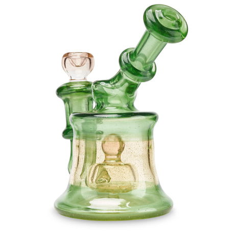 clc glass banger hanger green and yellow in stock at cloud 9 smoke co