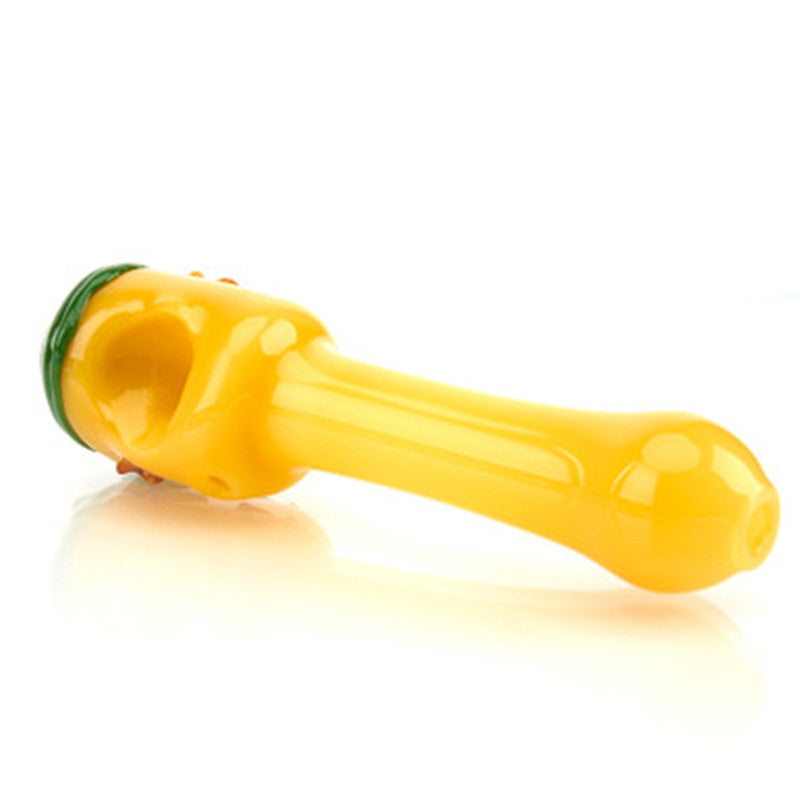 Crush Glass Mustache Hand Pipe 3