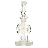 Chubbz Glass Frosted Exosphere SOL Perc water pipe for dry herb