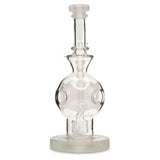 Chubbz Glass Frosted Exosphere SOL Perc water pipe for dry herb