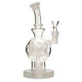 Chubbz Glass Frosted Exosphere SOL Perc water pipe for dry herb