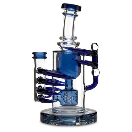 Chubbz Glass Opal Incycler blue water pipe sol perc