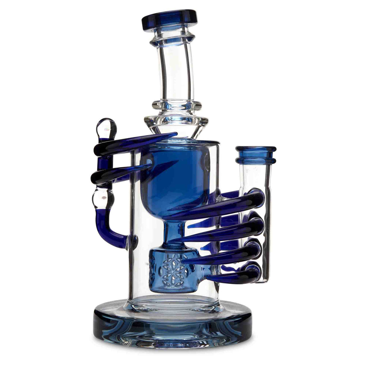 Chubbz Glass Opal Incycler blue water pipe sol perc