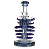 Chubbz Glass Opal Incycler blue water pipe sol perc